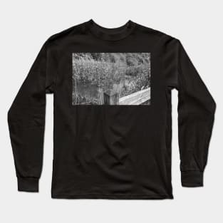 View over the River Ant from a wooden bridge Long Sleeve T-Shirt